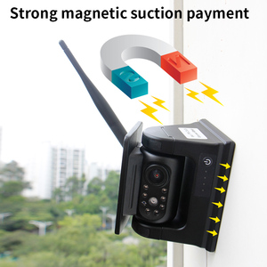 <b>Wireless</b> Solar Battery Backup <b>Camera</b> Monitor Kit Blind Area <b>Reverse</b> Aid System Magnetic Base Mount for Bus Truck YB-<b>Wireless</b>-Sol - Product Image 5