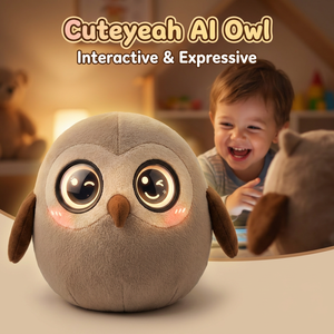 Jouet en peluche hibou électrique interactif IA Cuteyeah OEM Factory, nouvelle arrivée 2026, pour la classe STEM préscolaire, développement de la pensée logique et éducatif - Product Image 5