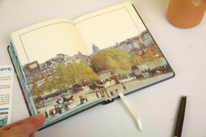 Cuaderno Artístico con Páginas a Color de Pinturas al Óleo de Van Gogh, Diario Estilo <span class=keywords><strong>Monet</strong></span> - Product Image 4