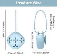 Boîte multifonctionnelle en silicone pour aromathérapie, désodorisant pour salle de bain et toilettes, support pour savon et baume parfumé