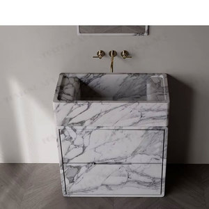 Marmer Klasik Putih Arabescato-Corchia Tostone Natual untuk Dekorasi Interior Kamar Mandi Apartemen, Vila, dan Hotel yang Elegan - Product Image 1