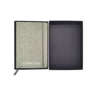 Wholesale Eco Custom Logo <b>A5</b> Business Organizer Leather Clothing Cork Paper Hard Cover Diary Journal Hardcover <b>Notebook</b> - Product Image 3