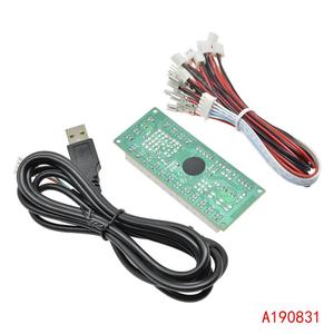 ตัวเข้ารหัส USB สำหรับพีซี ต่อกับจอยสติ๊กแบบ <span class=keywords><strong>Zero</strong></span> Delay สำหรับเกมอาร์เคด แผงวงจรควบคุมจอยสติ๊ก เหมาะสำหรับชุด DIY MAME แบบ 2 พิน - Product Image 4