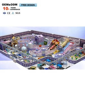 200 400 600 800 Pastel <b>Candy</b> Theme Playhouse Set Commercial Children Play Area Soft Equipment Kids Indoor Playground - Product Image 3