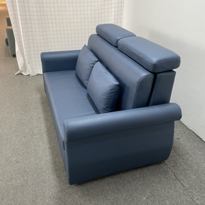 Reposacabezas plegable pequeño para sala <span class=keywords><strong>de</strong></span> estar, sofá cama funcional ajustable, <span class=keywords><strong>ciencia</strong></span> y tecnología europea, color azul - Product Image 3
