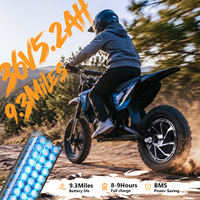 EU Warehouse Child Electric Motorcycle Mechanical Disc Brake Dual Suspension System 12-inch Tire Powerful Electric Motorcycle