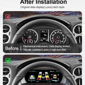 Navihua <b>Car</b> Upgrade LCD Dashboard Auto <b>Speedometer</b> <b>for</b> VW Tiguan 2010-2017 Digital Cluster Linux System Instrument Carplay - Product Image 6