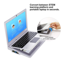 CrowPi2 - Ordinateur portable Raspberry Pi tout-en-un et plateforme d'apprentissage STEM, certification FCC/CE