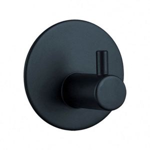 WEKIS Metal Casted Dot Decorative Wall <b>Hooks</b> Black Coat <b>Hooks</b> Bathroom <b>Towel</b> Hanger - Product Image 1