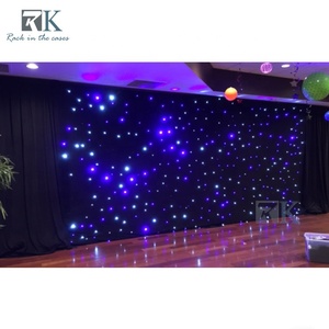 Wedding Party <b>LED</b> <b>Star</b> Curtain Stage Background Elegant Portable Pipe - Product Image 4