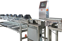 Op maat gemaakte fruit- en groentesorteermachine, maat- en gewichtssorteermachine prijs JZW-100g fabrikant