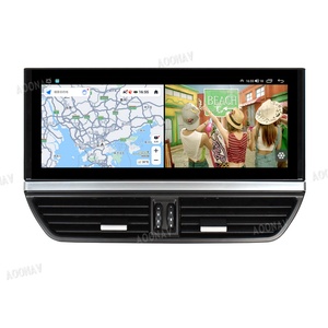 หน้าจอแอนดรอยด์ 12 ขนาด 12.3 นิ้ว พร้อมระบบนำทาง GPS สำหรับรถยนต์ Porsche Cayenne ปี 2011 2012 2013-2017 เครื่องเล่นวิทยุในรถยนต์มัลติมีเดีย รองรับ Wireless Carplay - Product Image 1