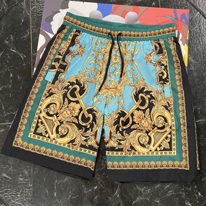 All'ingrosso poliestere di alta qualità personalizzato sudore uomo allenamento <span class=keywords><strong>Bandana</strong></span> tutto su stampa <span class=keywords><strong>Shorts</strong></span> spiaggia Plus Size pantaloncini da uomo - Product Image 1