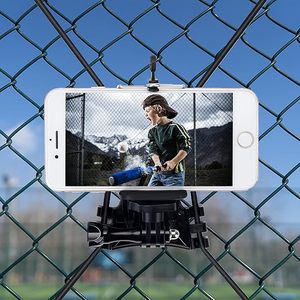 Suptigユニバーサルアクションカメラと電話懐中電灯カメラマウント、野球、ソフトボール、テニスの試合の録音に適しています。 - Product Image 4
