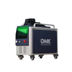 DMK 200W脉冲光纤激光清洁器，用于木砖石墙面油漆去除