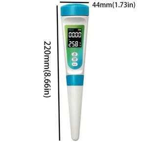 <span class=keywords><strong>Testeur</strong></span> numérique 2-en-1 de pH et de température des aliments, plage 0-14, pour fruits, pâte, fromage, crème, lait, riz à sushi, viande, huiles, cosmétiques - Product Image 4