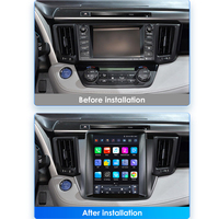 Reproductor GPS para Auto con CarPlay y Android, Estéreo para Auto con Pantalla Táctil IPS de 9.7 Pulgadas, Radio para Auto para Toyota RAV4 RAV 4 2013-2018