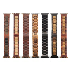 Cinturino in legno di bambù alla moda per Apple <span class=keywords><strong>Watch</strong></span> <span class=keywords><strong>Ultra</strong></span> 4 5 6 7 <span class=keywords><strong>8</strong></span> Band 40 44 41 45 49mm per Iwatch 1 2 3 bracciale 38 42mm connettore - Product Image 1