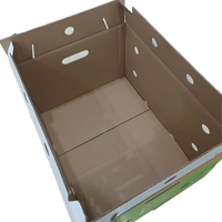 Boîtes en papier de fruits et légumes de haute qualité avec poignées, carton ondulé et épaissi, carton de papier sur mesure