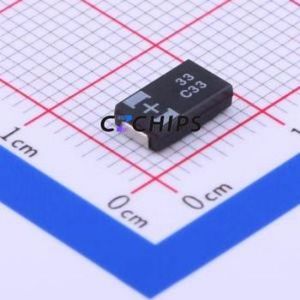 16TQC33MYFD ตัวเก็บประจุแทนทาลัมแบบ SMD,4.3x7.3 มม. ( ความจุ: 33uF )( ความแม่นยำ: 20% แรงดันไฟฟ้าที่กำหนด: 16V ) - Product Image 1