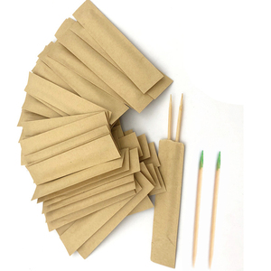 Menta Stuzzicadenti in imballaggio di carta produttori wrap sapore di menta Stuzzicadenti usa e getta un menta Stuzzicadenti con i singoli di carta - Product Image 1