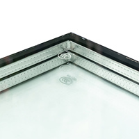 AS/NZS2208 IGCC Glass Factory Paneles de ventanas de vidrio con aislamiento de pared cortina Low e de doble acristalamiento Vidrio aislante al vacío hueco