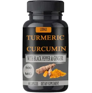 卸売OEMプライベートラベルクルクミンカプセルAppleCider Vinegar Supplements for Joints Supplements Turmeric Ginger Capsules