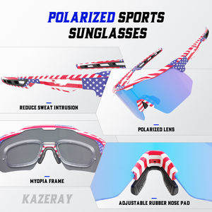 Gafas de Sol Deportivas Unisex Personalizadas, Irrompibles, para Ciclismo y Softbol, <span class=keywords><strong>Lentes</strong></span> TAC de Alta Calidad, Polarizadas, UV400, para Bicicleta de Montaña, Running - Product Image 3