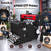 Machine d'impression DTF pour T-shirts avec logo Goodlook, compatible I3200 I1600 XP600, format A2 60cm, pour film PET, impression offset et application de poudre.