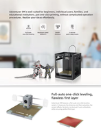 2026 Flashforge Adventurer 5M Printer 3D FDM Kecepatan Tinggi USB WiFi Ethernet Koneksi Akurasi Tinggi Garansi 1 Tahun