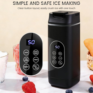 Nuevo Vaso Exprimidor Portátil Recargable por USB, Triturador de Hielo, Preparador de Smoothies, Autolimpiante, Mini Exprimidor de Frutas para el Hogar, Viajes y Comida para Bebés - Product Image 5