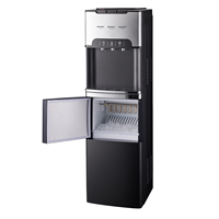 Machine à glaçons électrique à chargement par le haut en plastique avec eau chaude et froide pour usage extérieur, domestique, hôtelier et en camping-car