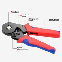 Ensemble de pinces à sertir à quatre faces pour bornes de tubes européennes HSC8 6-4A