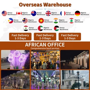 Avrupa Retro tarzı açık LED avlu ışık IP65 su geçirmez siyah/antika bronz Villa peyzaj ışığı elektrik güç - Product Image 5