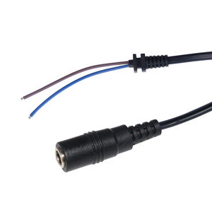Cable de alimentación CC con conector macho de 12V 5.5x2.1mm 5.5x2.5mm a cable abierto sin aislamiento para reparación de CCTV, monitor, router, LED - Product Image 1