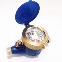 1/2 "15mm Multi-jet Dry-Dial Brass Mètre de niveau d'eau domestique de haute qualité