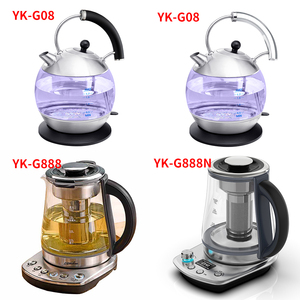 Bouilloire Électrique en Verre 1,7 Litre 2200W 2024 pour la Maison et les Voyages, Théière à Café 1800W Transparente Thermorésistante – Guangdong - Product Image 4