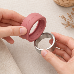Coque de protection en silicone personnalisée avec logo OEM pour Oura Ring 5/4, Galaxy Ring, RingConn, Ultrahuman, Rose Poudré, gaufrée, marque privée - Product Image 4