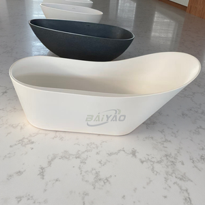 Bañera de Hidromasaje Acrílica Moderna de Lujo, Independiente, con Desagüe, para Proyectos de Baños de Alta Gama en Hoteles y Villas - Product Image 1