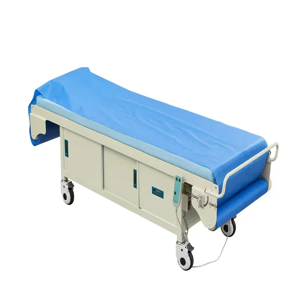automatic paper change hospital Electric ultrasound examination bed exam Ultrasound table ultrasound scan bed