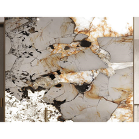 SH STONE, dalle de calcite blanche Pandora rétroéclairée, luxe naturel, Lumistone, mur de fond, quartzite de Patagonie, salle de bain, poli