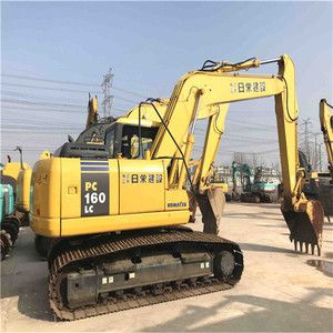 16ton Komatsu เครื่องขุดดินใช้แบรนด์ญี่ปุ่น Pc160 Komatsu อยู่ในสภาพดีเครื่องขุดวิศวกรรมและเครื่องจักรก่อสร้างที่ทรงพลัง - Product Image 1