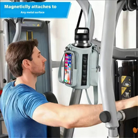 Sac de transport personnalisé pour bouteille d'eau de sport, support magnétique, pochette étanche en néoprène pour téléphone, porte-monnaie, accès à l'écran transparent, réglable