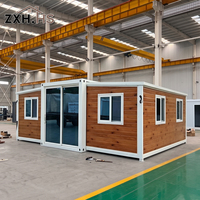 Solution d'installation rapide avec assemblage facile sur site, maison modulaire préfabriquée, maison-conteneur moderne