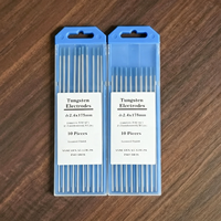 Electrodos de Soldadura TIG de Tungsteno Wolfram 2.4X175 2% Lanthanum Wl20 Punta Azul EL Electrodo de Tungsteno