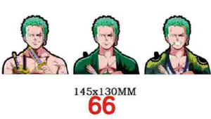 สติกเกอร์ตกแต่งรถยนต์ลายการ์ตูนวันพีซ ลูฟี่ โซโล นามิ ช็อปเปอร์ เอส แบบ 3 มิติ กันน้ำ 1500 แบบ ดีไซน์สั่งทำพิเศษ - Product Image 2