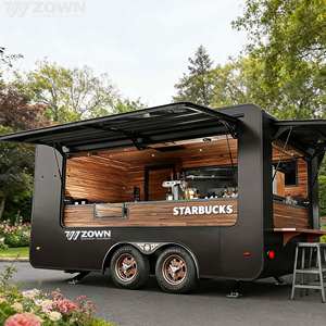 Electric Catering Food Truck Strong Power, Integrated Cooking Workbench Mobile <b>Trailer</b> For Outdoor Party Snack Selling - Product Image 1