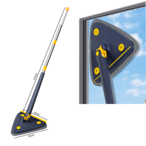 Triangle Cleaning Mop, 360 Degree Rotatable Adjustable Extendable Wall Cleaning Mop, Retractable - View #6