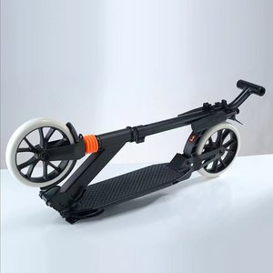 Scooter Urbain Pliable Tout en Aluminium Rouge Noir Argent pour Adultes et Adolescents - Product Image 3