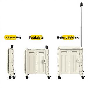 รถเข็นช็อปปิ้งพับได้ SilverJet Compact น้ำหนักเบา ผลิตจากพลาสติก รับน้ำหนักได้ 10 กก. สำหรับใช้งานประจำวัน - Product Image 1